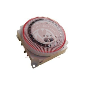 MINUTERIE HORLOGE FOUR BLANC PLASTIQUE 24H